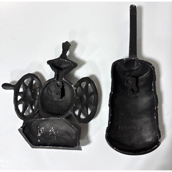 Vtg Sexton Black Metal Wall Hanging Butter Churn Coffee Grinder Kitchen Decor - Picture 4 of 5
